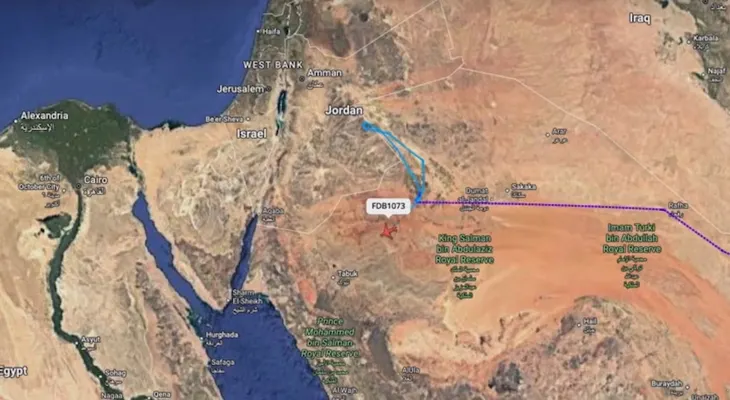 Vuelo de Flydubai rumbo a Tel Aviv aterriza inesperadamente en Arabia Saudita
