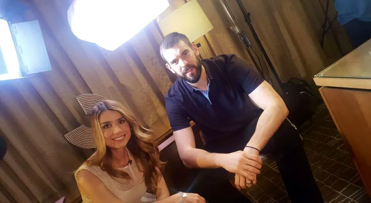 Marc Gasol y Juan Guillermo Cuadrado este sábado en Triunfadores del Deporte