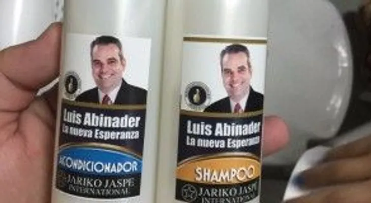 Lanzan una línea de productos para el pelo "shampoo Abinader"