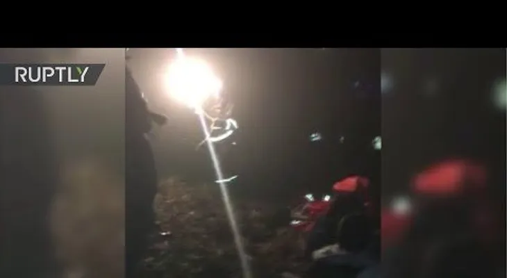 Primeras imágenes del avión se accidentó en Colombia