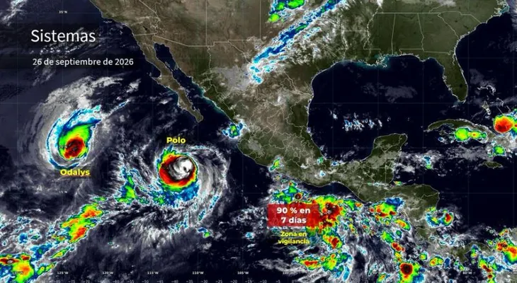 Huracanes que se intensifican a gran velocidad: las causas de la seguidilla de ciclones en el Pacífico mexicano
