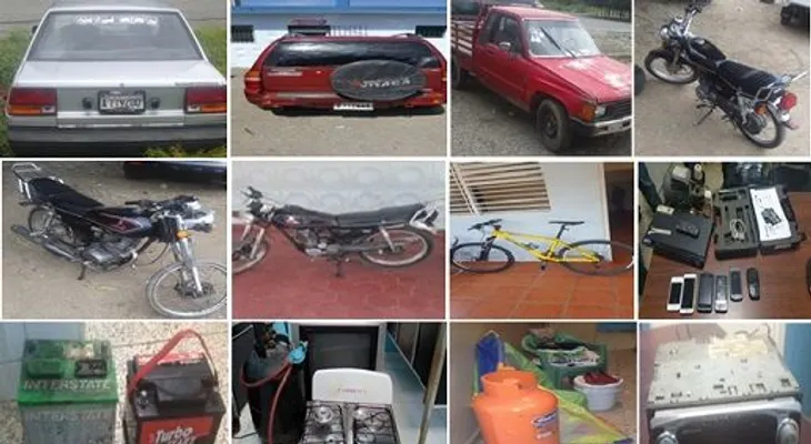 PN recupera seis vehículos y electrodomésticos sustraídos en Santiago