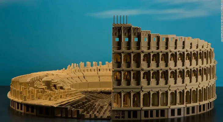 Bloque a bloque, un recorrido por las maravillas arquitectónicas del mundo hechas en Lego