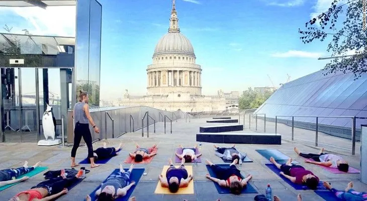 Yoga en terrazas: nueva forma de conocer una ciudad