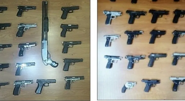 Incautan 67 armas de fuego en peajes			