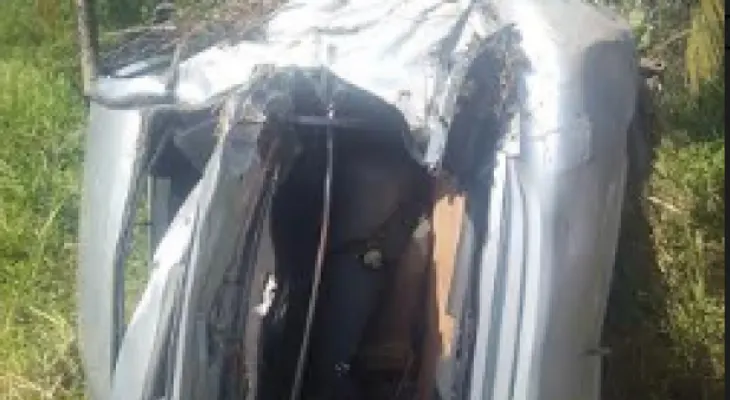 Niña de dos años muere y dos adultos resultan heridos, en accidente autovía del Este