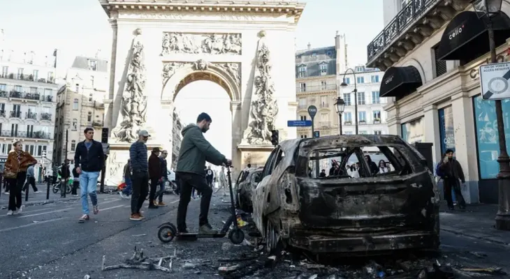 Protestas en Francia dejan 1.800 detenidos y 500 agentes heridos, según balance provisional