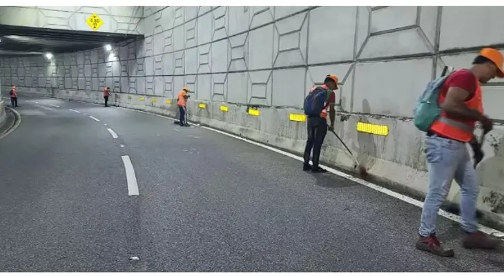 Obras Públicas cierra túneles y elevados por mantenimiento