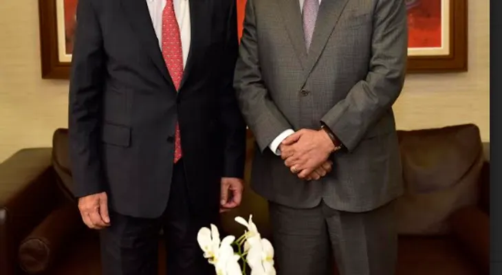 Gobernador Valdez Albizu recibe visita del ex presidente chileno Eduardo Frei