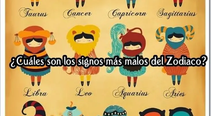 Entérate del Ranking de los signos más malvados del zodiaco