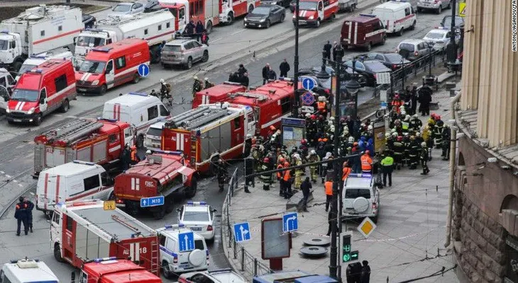 Identifican al sospechoso del ataque en el metro de San Petersburgo