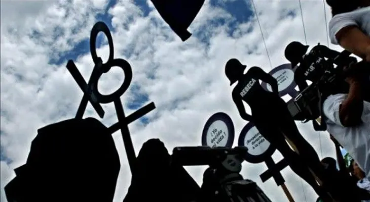Manifestantes piden la despenalización del aborto en Brasil