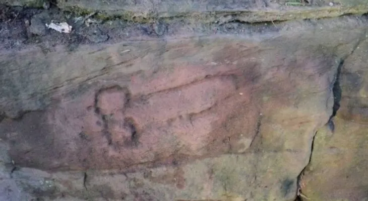Los romanos decían que daba buena suerte dibujar un pene en la pared