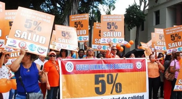 Gremios reclaman 5 por ciento del PIB para Salud