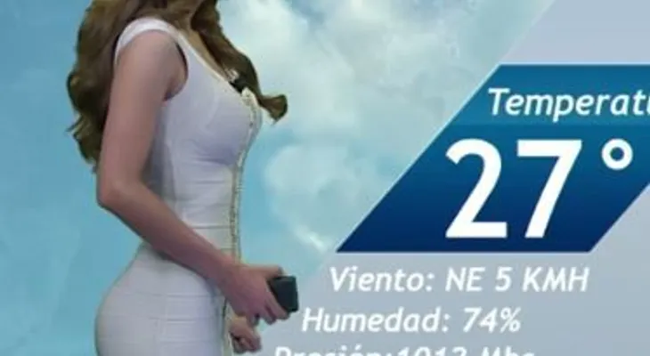 La chica del clima de Monterrey se vuelve viral (Video)