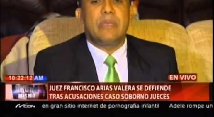 Juez Arias Valera niega sea cabecilla de red de sobornos a jueces