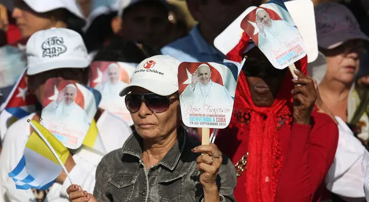 El papa Francisco llega a Holguín