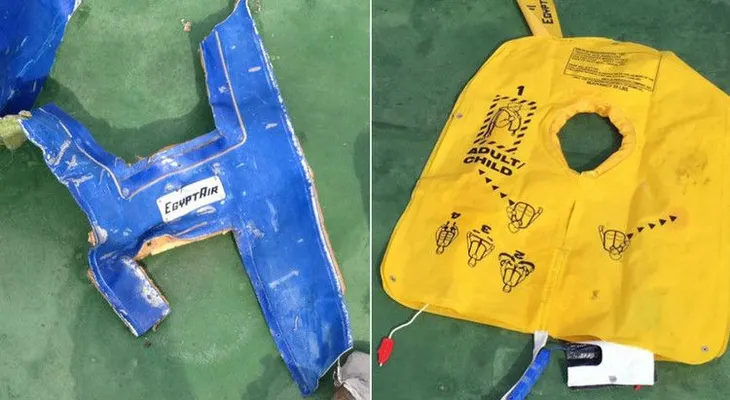 Hallados rastros de TNT en los escombros del vuelo siniestrado de EgyptAir