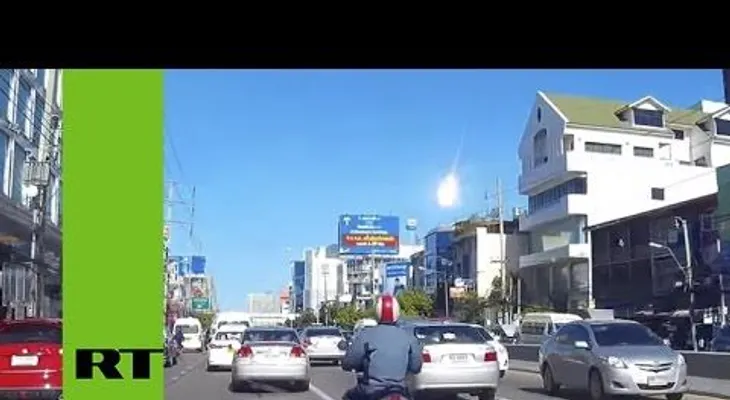Un gran meteorito cae en Tailandia (VIDEO)