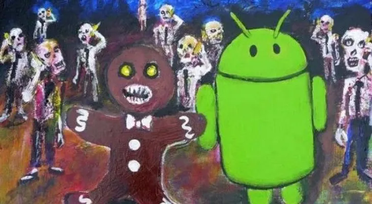 Imagen satánica escondida en Android