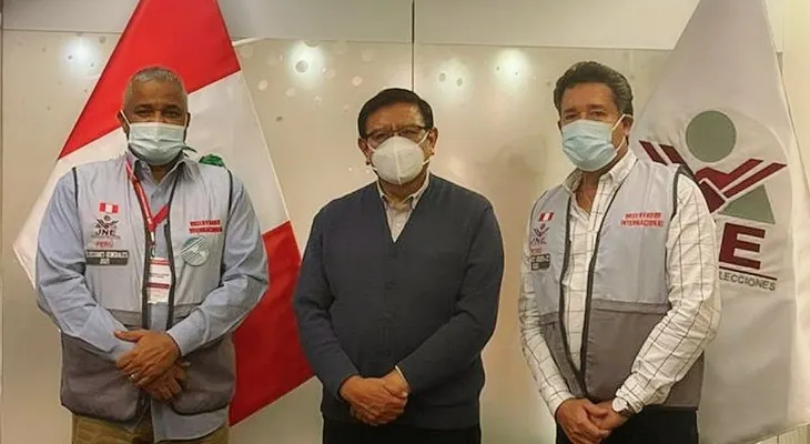 Juez presidente TSE participó como jefe de misión de observadores internacionales elecciones Perú