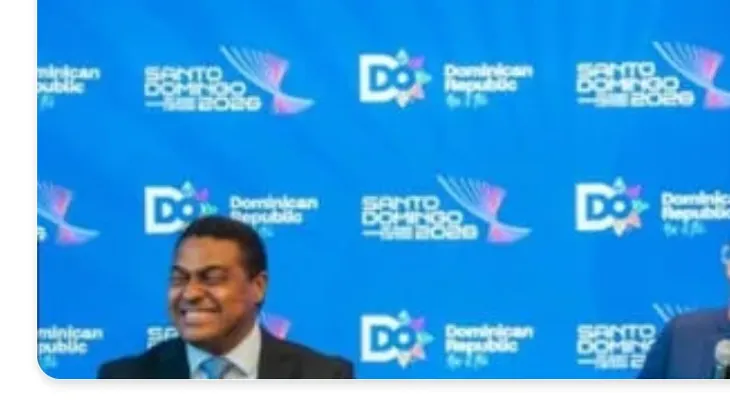 Collado y Monegro presentan Juegos Santo Domingo 2026 en Miami