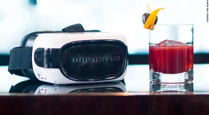 ¿Qué se siente al beber un coctel virtual?