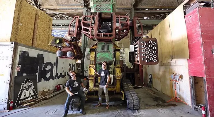 Este emprendimiento quiere comenzar una liga de combate de robots gigantes