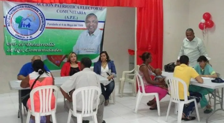 Movimiento A.P.E. realiza operativo médico en club Bameso 