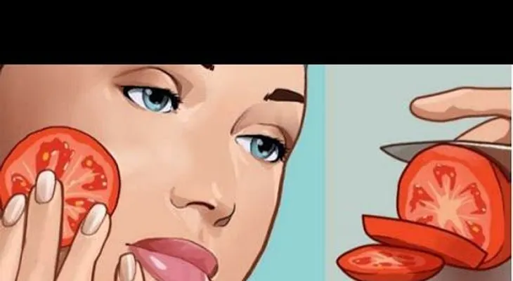 Ella se frotó un tomate en la cara y el efecto me dejó sin palabras!