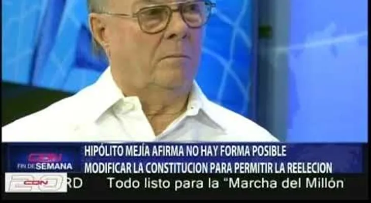 Hipólito: No hay forma de modificar Constitución para reelección de Danilo 