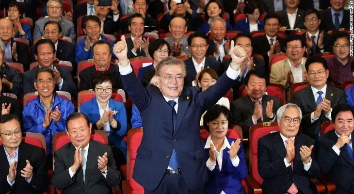 Moon Jae-in proclama su victoria en las elecciones en Corea del Sur