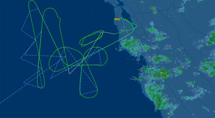 El misterio del 1111 de United Airlines: cuatro horas de vuelo a ninguna parte