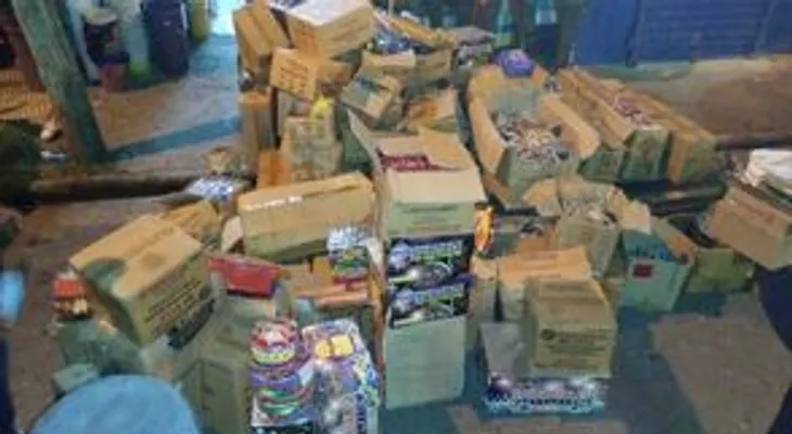 Ocupan 671 mil 890 unidades de fuego artificiales en almacén de Villa Consuelo