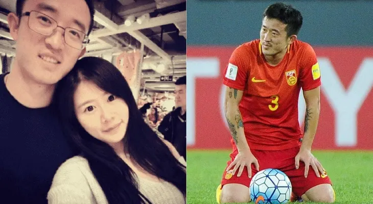 La esposa de futbolista chino infiel Jiang Zhipeng pide expulsión del jugador por adulterio 