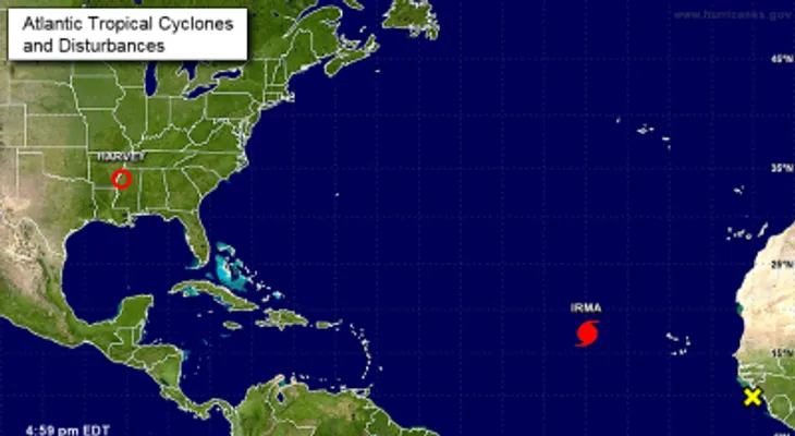 El huracán Irma toma fuerza y sube a categoría 3 en su camino hacia el Caribe
