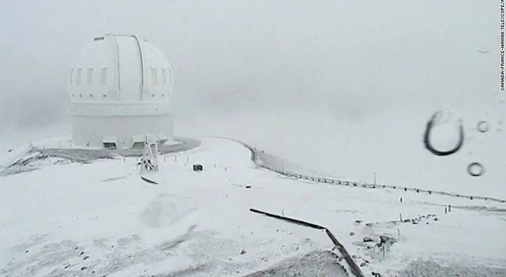 Hawai: arena, surf y... nieve