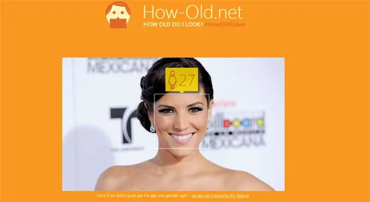 Página web calcula edad a partir de una fotografía