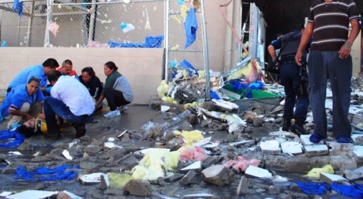 Un muerto y 40 heridos por fuerte explosión en fábrica en México