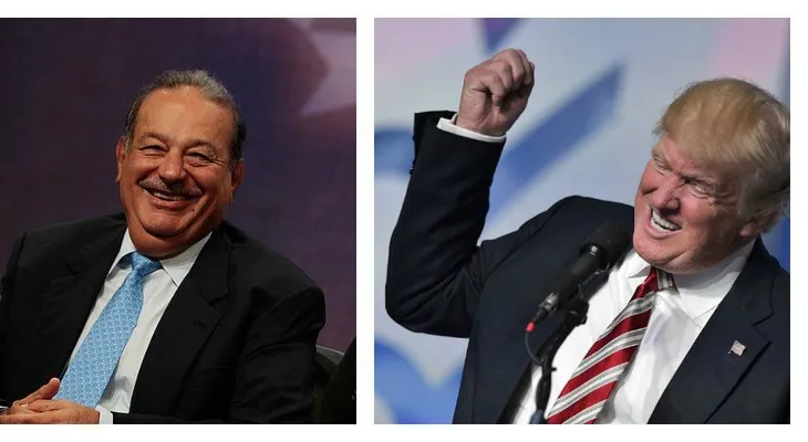 Trump acusa a Slim influenciar al NYT para actuar en su contra y favorecer a Clinton