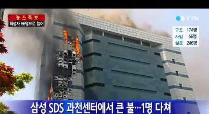 Incendio del Samsung SDS genera el caos en sus dispositivos a nivel global
