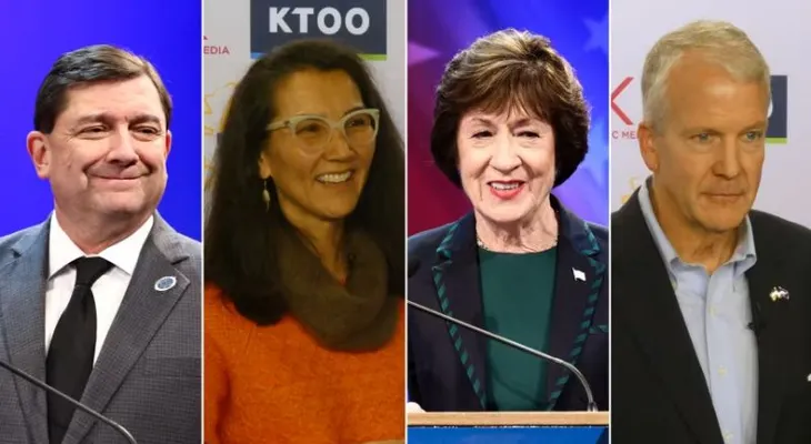 Debates senatoriales en Alaska y Maine: ataques personales y la guerra de Trump con Irán dominan la agenda