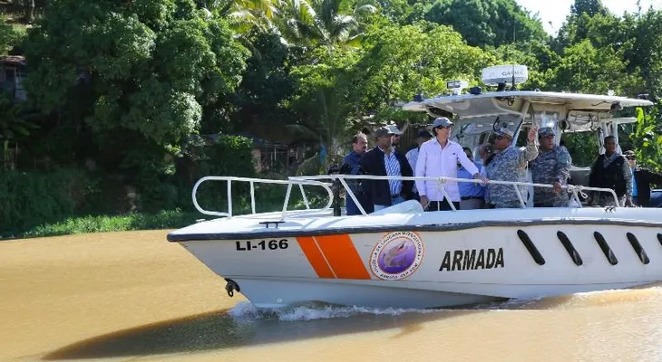 Montalvo recorre ríos Ozama e Isabela