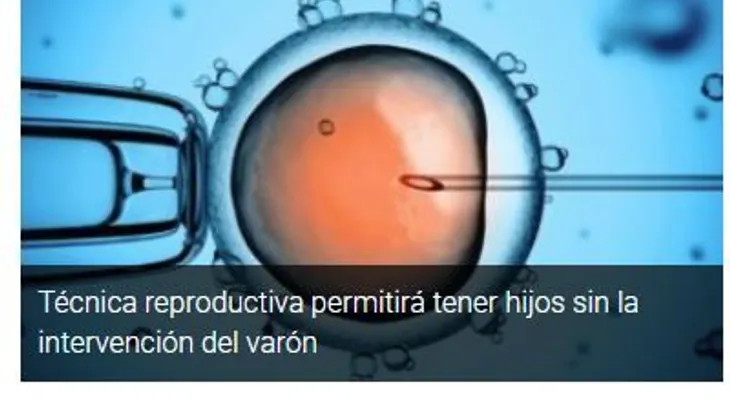 Una técnica permitirá a la mujer tener hijos sin la intervención del hombre
