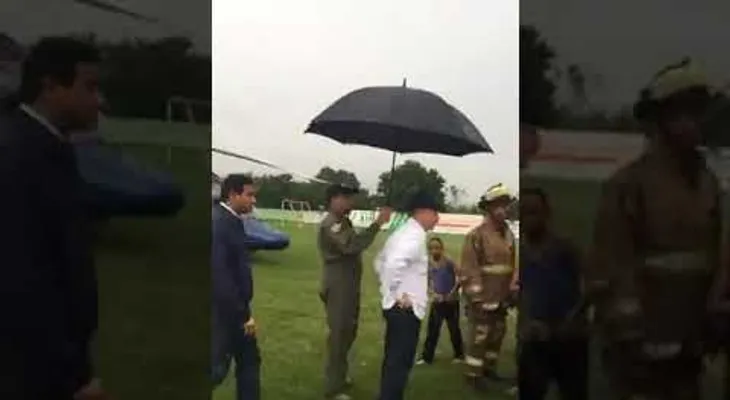 Danilo: y entonces, cómo lo hacemos", parecía no saber como sería sacado de Maimón, donde helicóptero aterrizó de emergencia