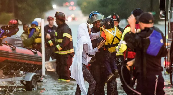 Históricas inundaciones en el sureste de Estados Unidos
