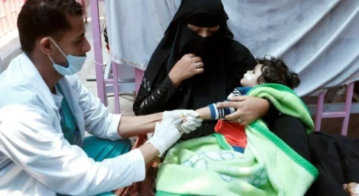 Cientos de casos sospechosos de cólera en Yemen