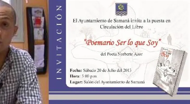 Norberto Azor publicará poemario en Samaná