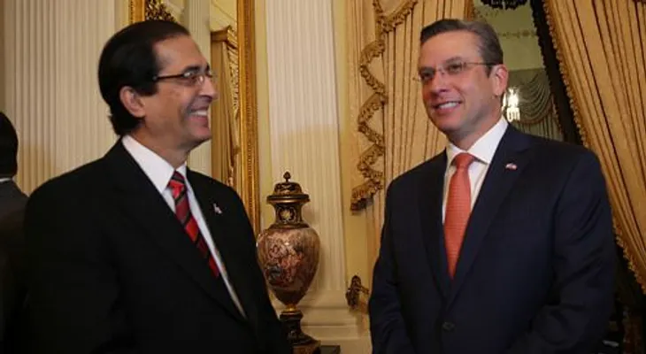 Encuentro con García Padilla da inicio a la agenda de misión dominicana en PR