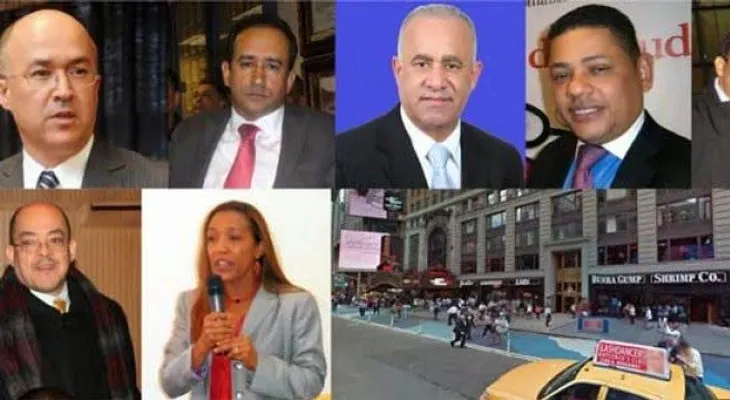 Dominguez Brito y otros funcionarios quedan atrapados por 45 minutos en un elevador de Nueva York